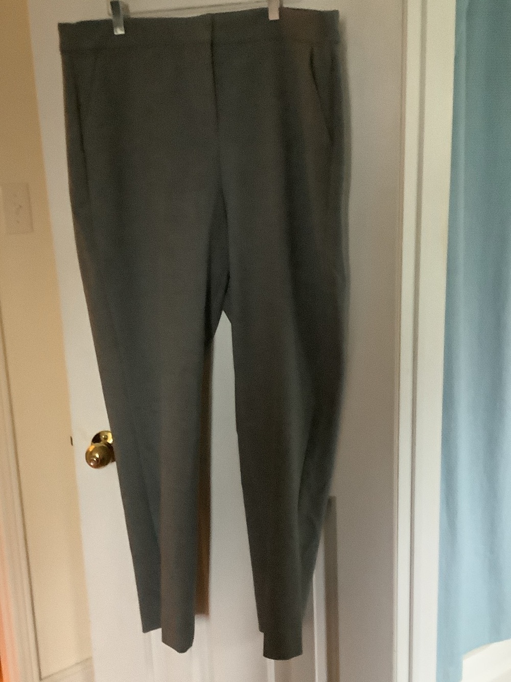 J. Crew Women's Trousers in Charcoal Gray